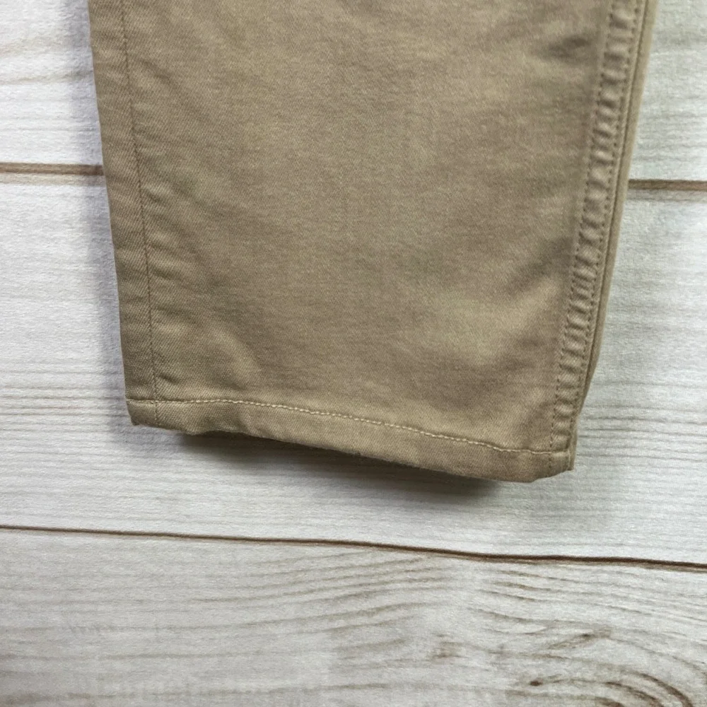 Paige Federal Slim Straight‎ Leg Pants Mens 31x29 Tan Khaki Stretch Twill